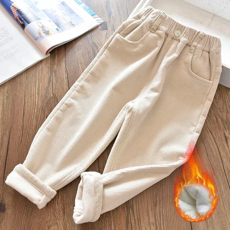 Velvet Lined Corduroy Kids Har - Corduroy Pant Warm のレビューと価格