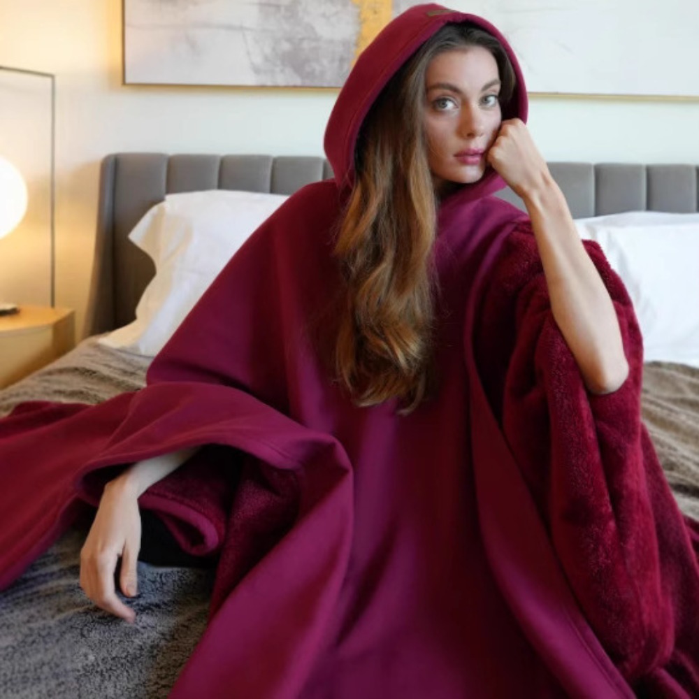 Good Quality Indio Cloak Hoodi - Shawl Wrap Winter のレビューと価格
