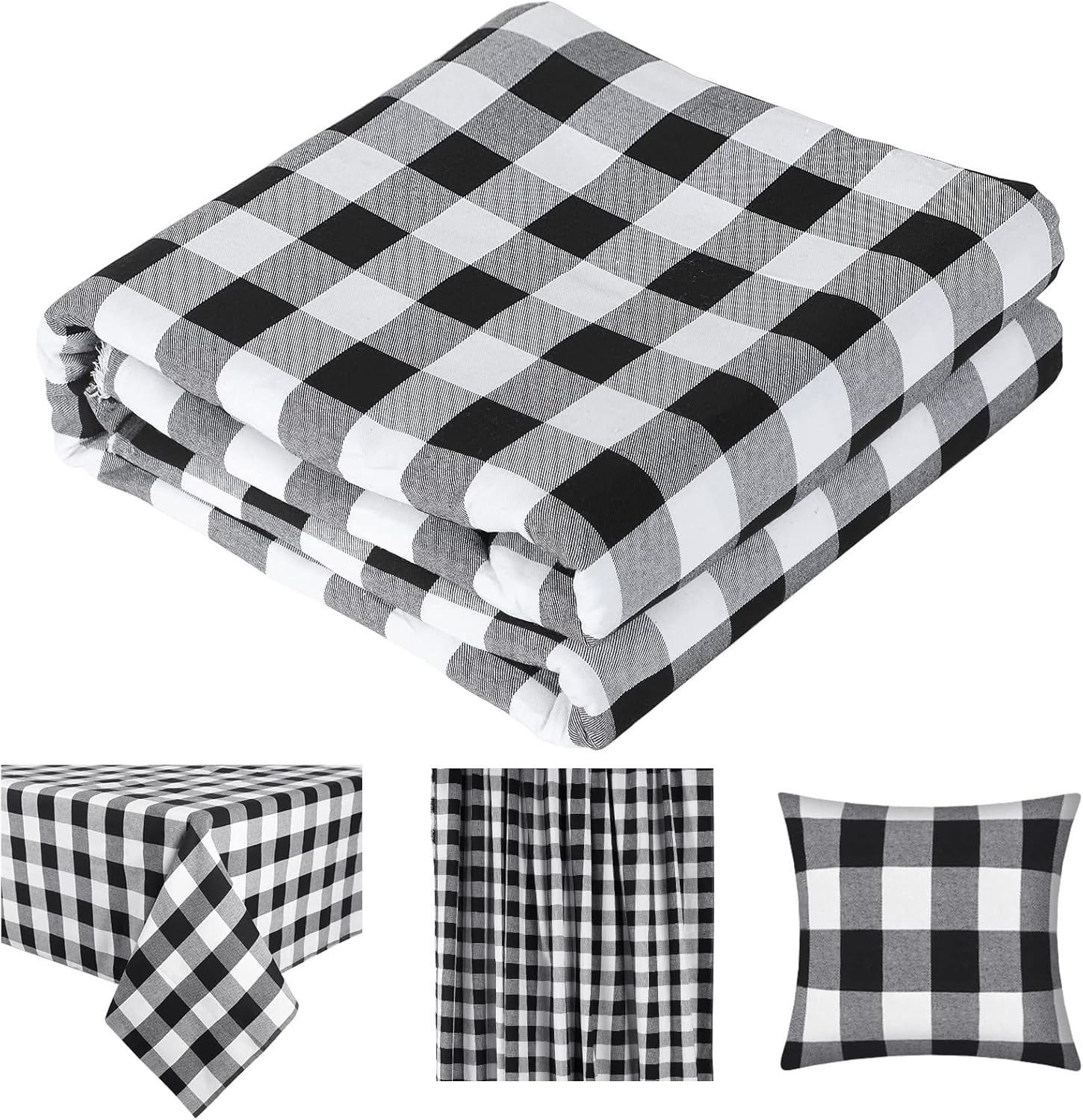 Christmas Plaid Fabric for DIY - Flannel Shirt Lined のレビューと価格