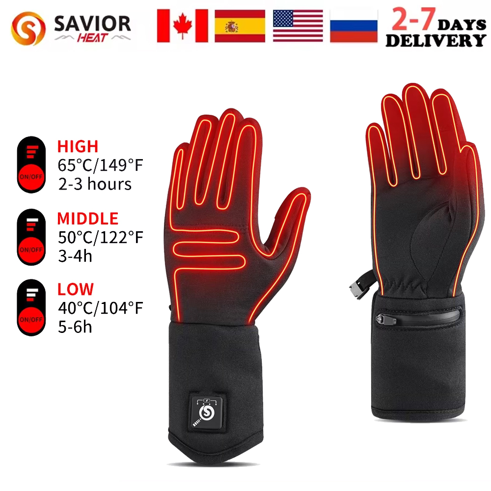 Savior Heated Waterproof Windp - Touch Screen Gloves のレビューと価格