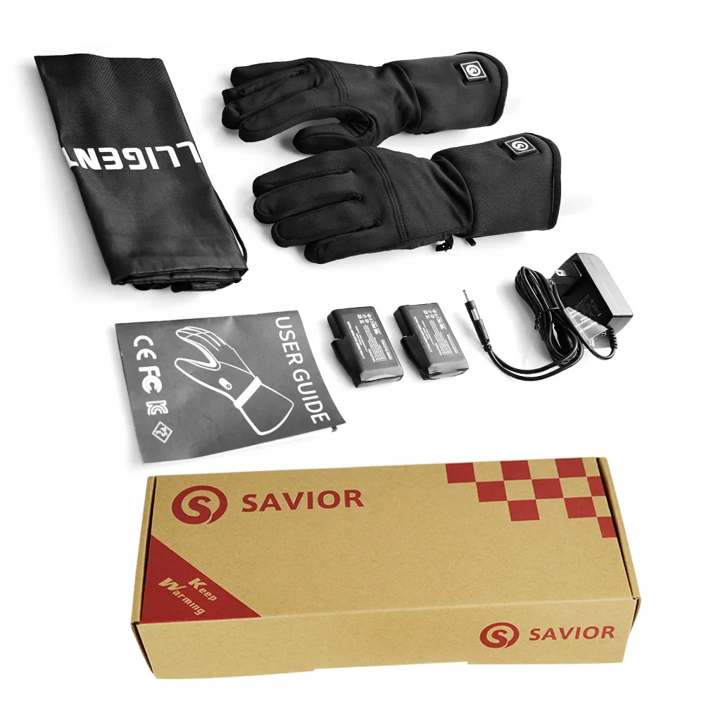 Savior Heated Waterproof Windp - Touch Screen Gloves のレビューと価格