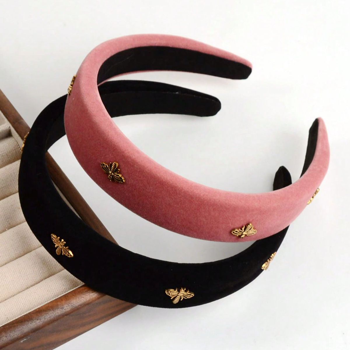 Little Bee Black Velvet Headba - Winter Headband Fleece のレビューと価格