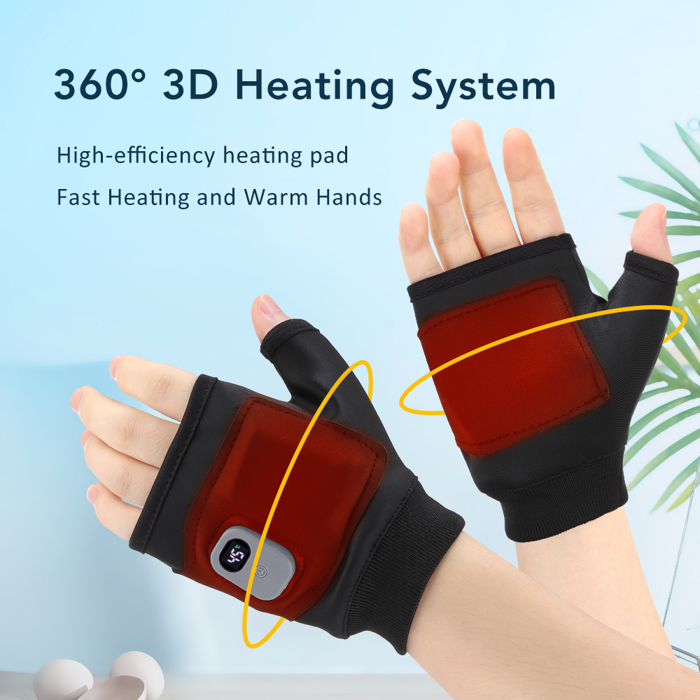 3 Levels Heating Gloves 360° T - Hand Warmer Electric のレビューと価格