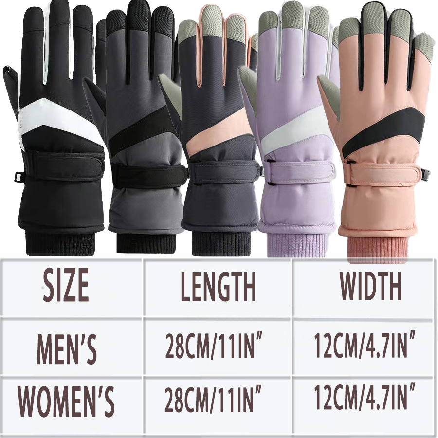 MuqiNush Waterproof Windproof  - Snow Glove Insulated のレビューと価格