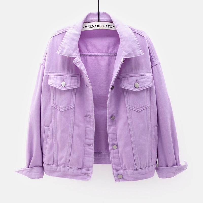 Solid Short Women's Denim Coat - Down Jacket Packable のレビューと価格