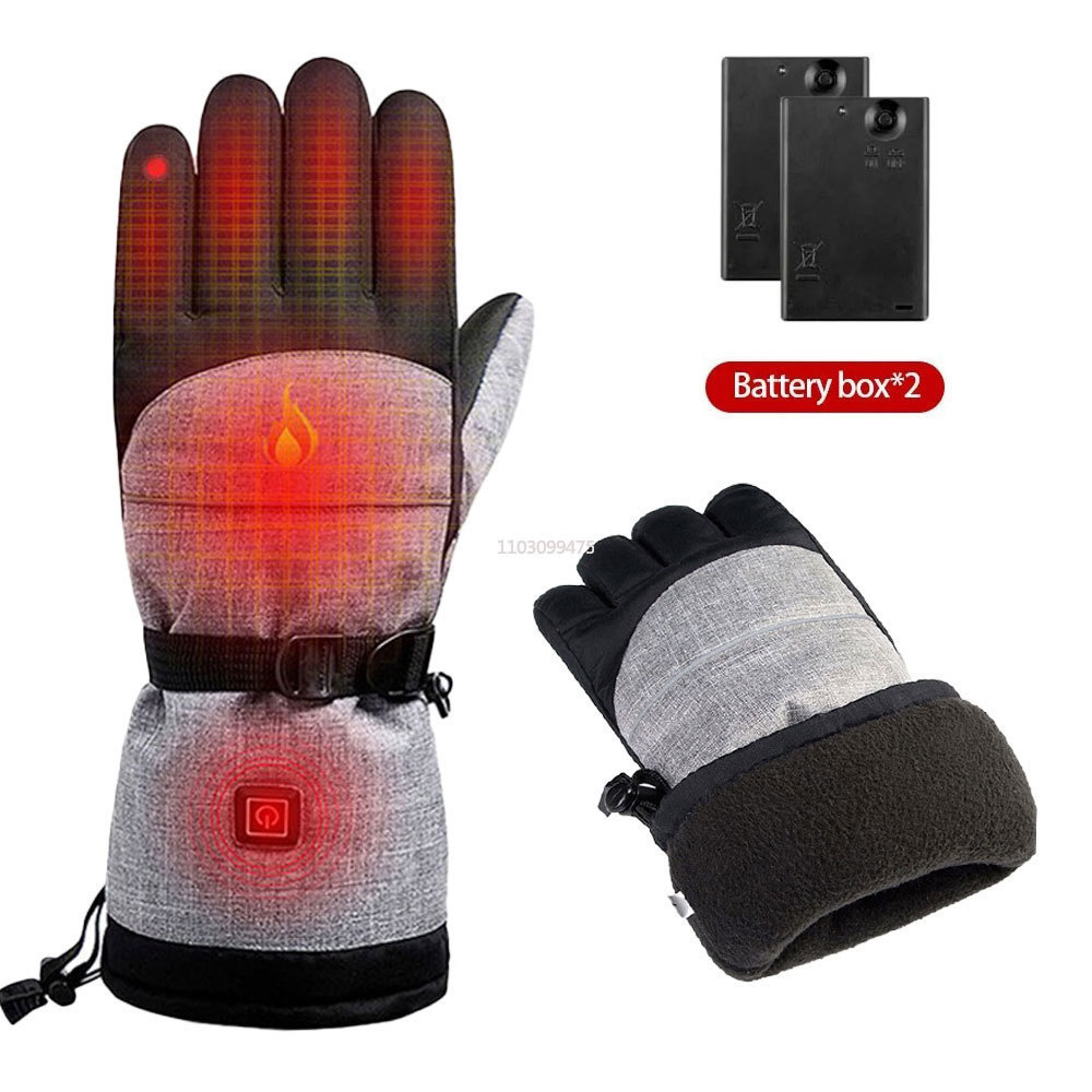 Heated Skiing Waterproof Glove - Touch Screen Gloves のレビューと価格