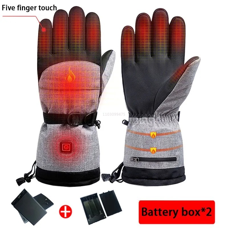 Heated Skiing Waterproof Glove - Touch Screen Gloves のレビューと価格