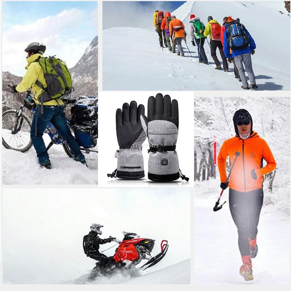 Heated Skiing Waterproof Glove - Touch Screen Gloves のレビューと価格