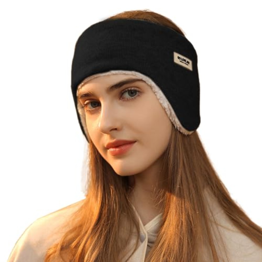 Ear Warmer Fuzzy Fleece Lined  - Winter Headband Fleece のレビューと価格