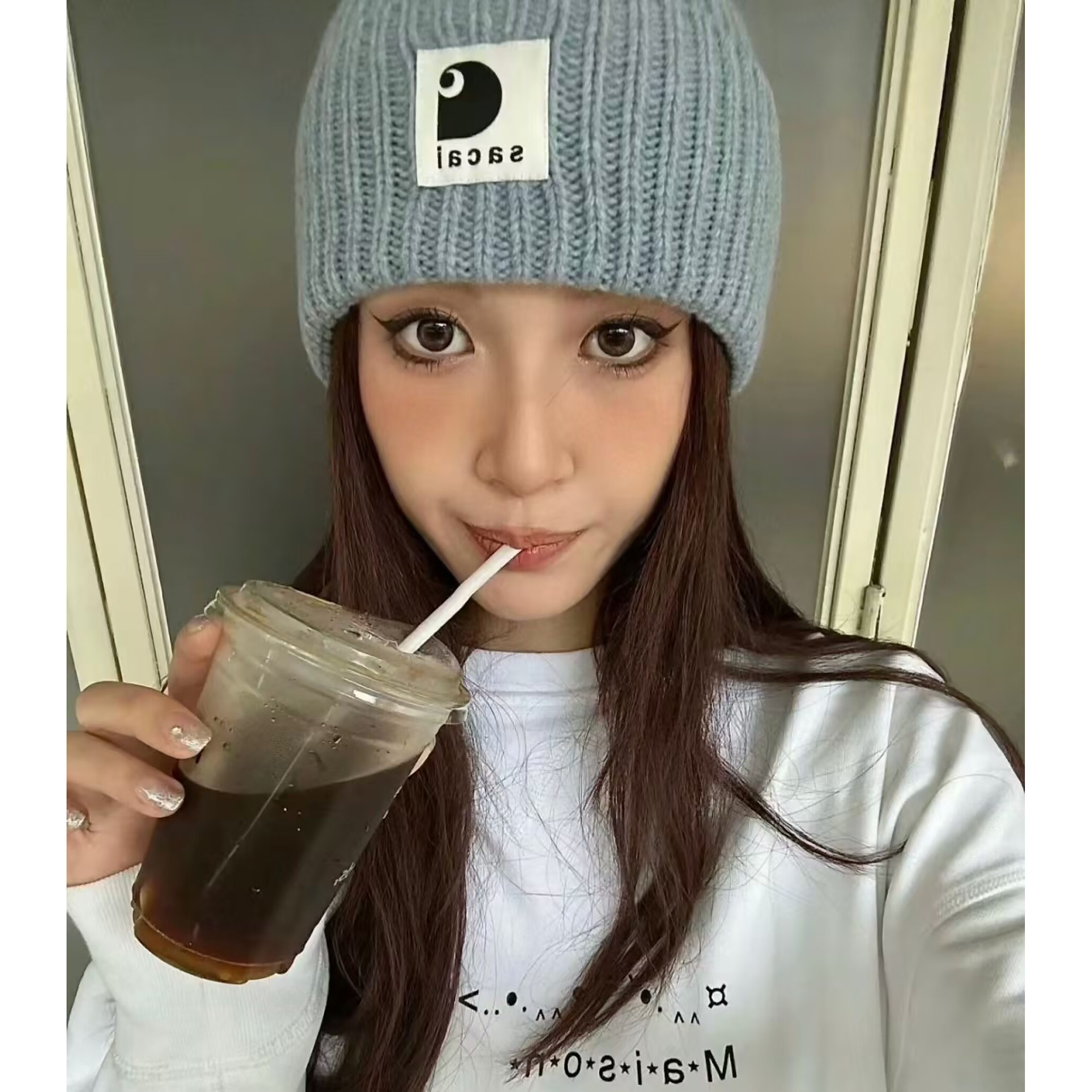 Vuu Sacai Collaborative Patchw - Knit Beanie Hat Warm のレビューと価格