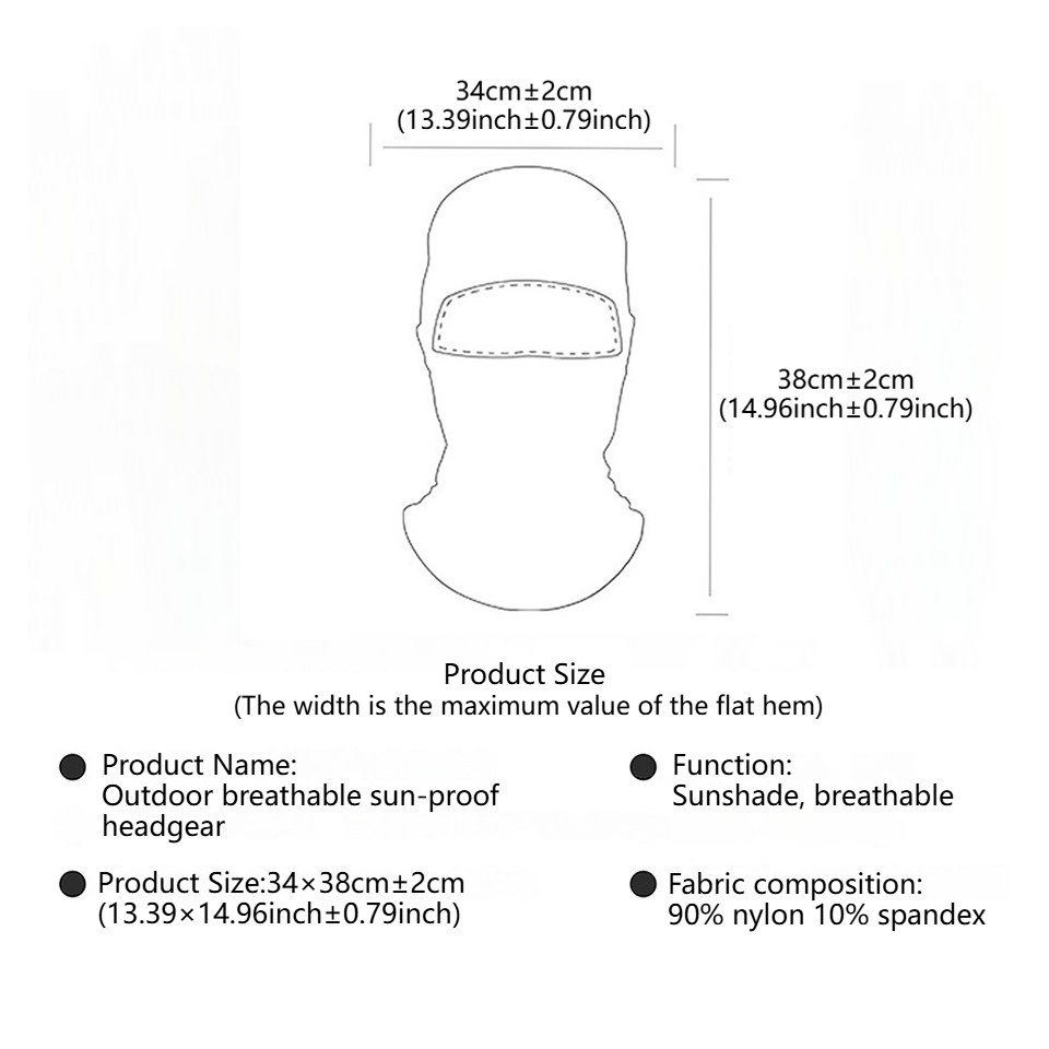 GTUBIKE Breathable Balaclava H - Balaclava Ski Mask のレビューと価格