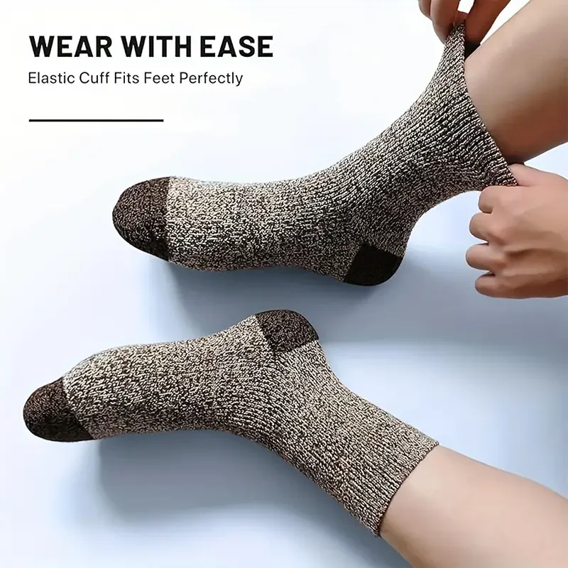 5 Pairs Merino Wool Socks for  - Thermal Sock Wool のレビューと価格