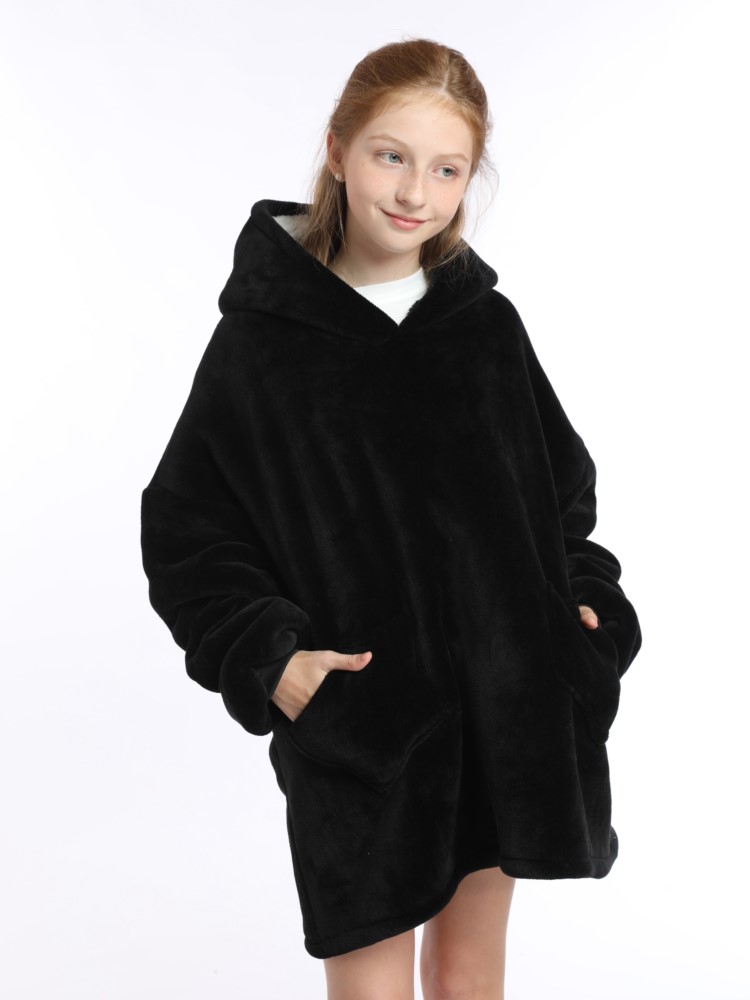 Winter Sherpa Blanket Teens Ho - Sherpa Hoodie Fleece のレビューと価格
