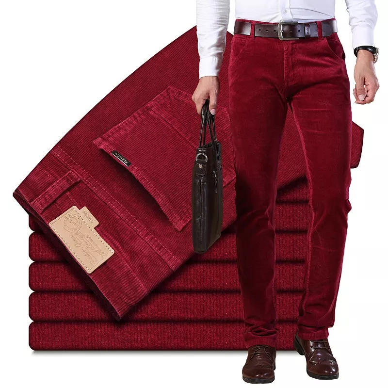 Autumn Winter Men`s Thick Warm - Corduroy Pant Warm のレビューと価格