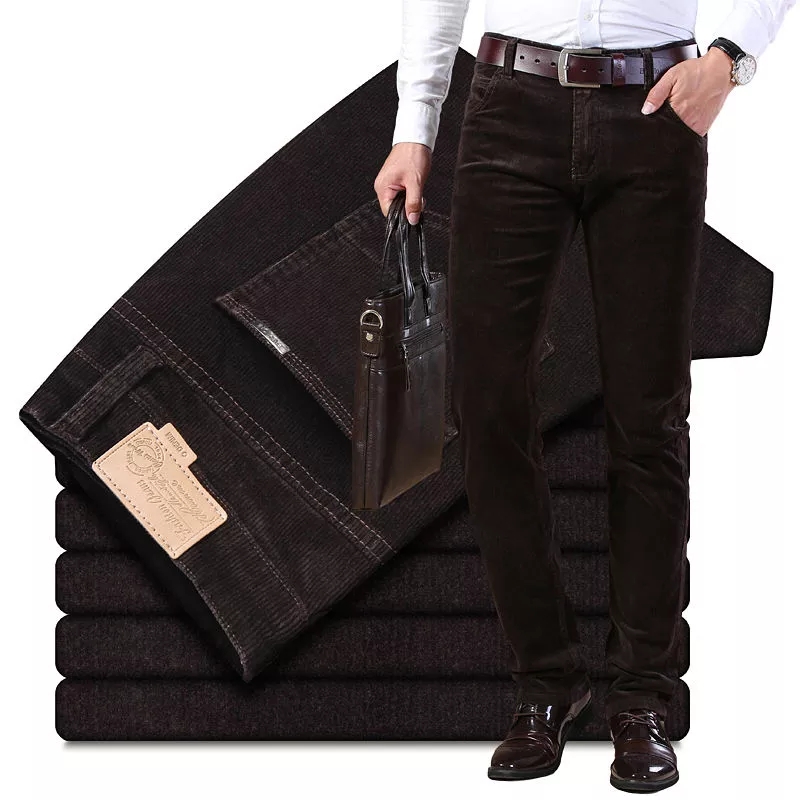 Autumn Winter Men`s Thick Warm - Corduroy Pant Warm のレビューと価格